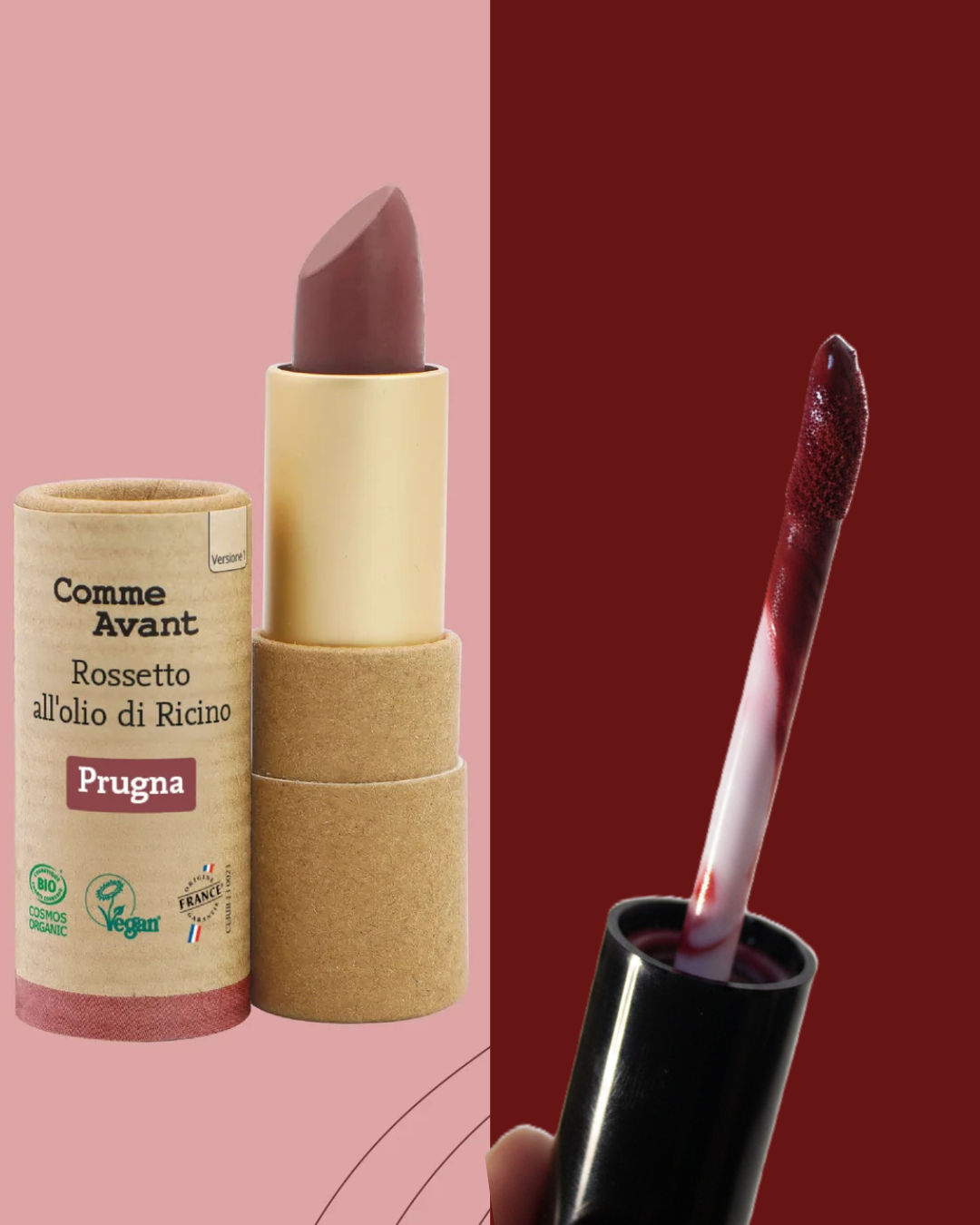 Lip combo Prugna-Bordeaux