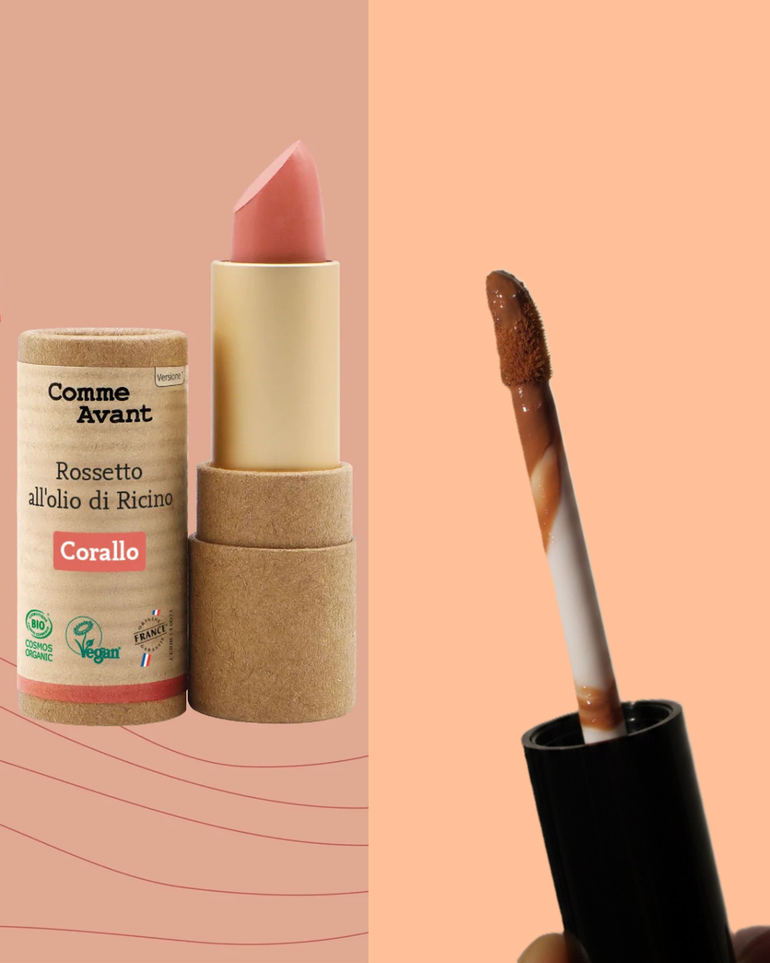 Lip combo Corallo glossy