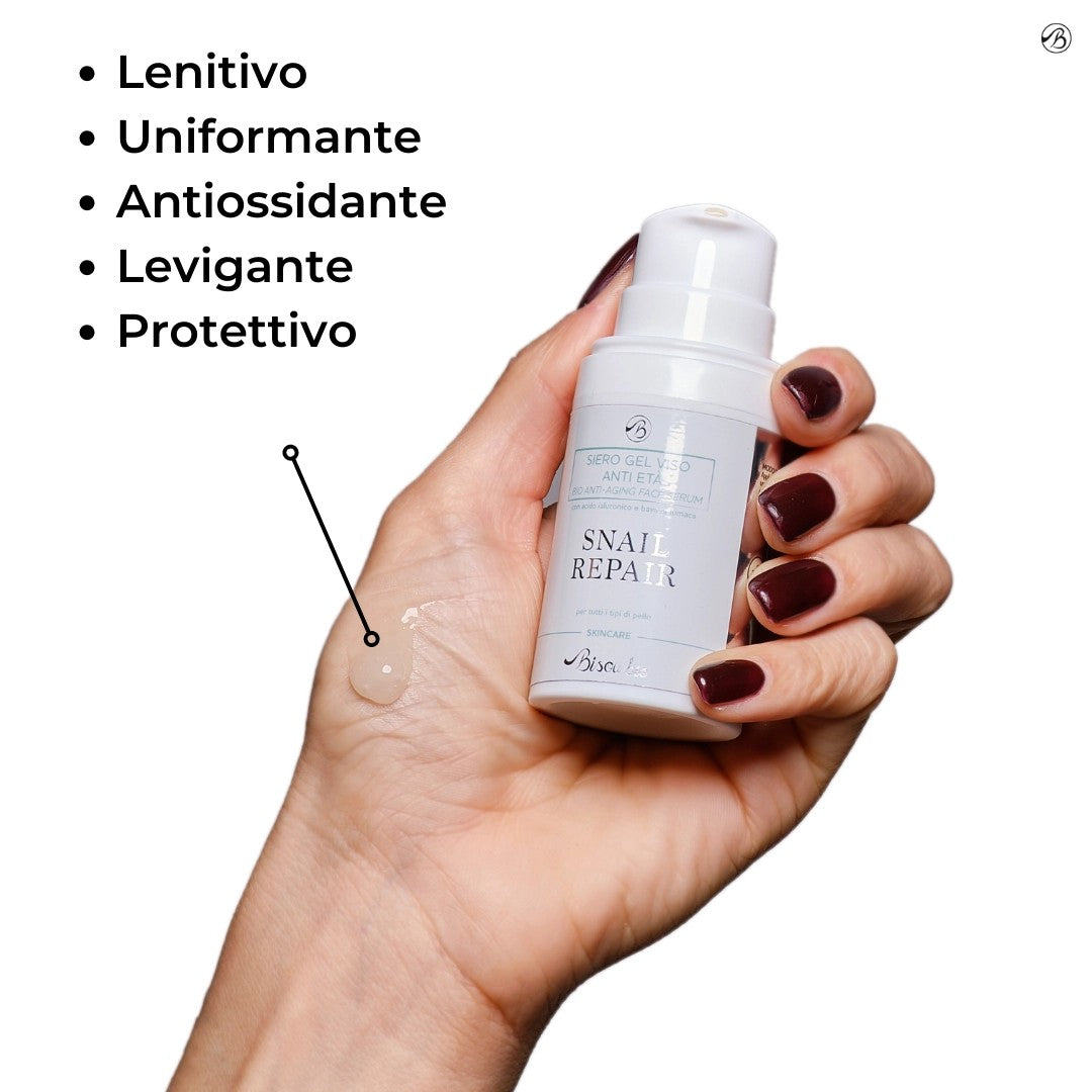 Siero gel viso anti età - Snail Repair