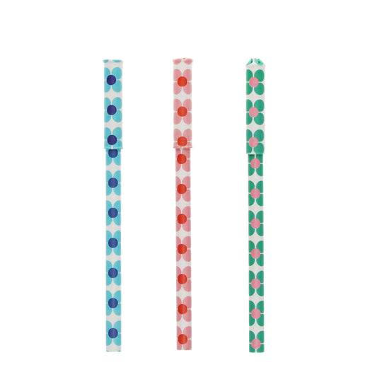 Set tre penne realizzate in carta