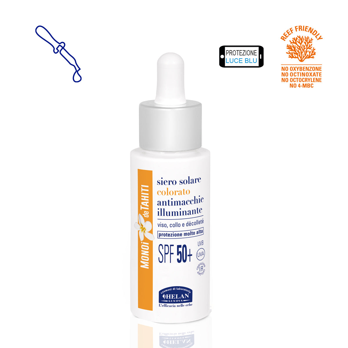 Siero Solare Colorato Antimacchie Illuminante SPF50+