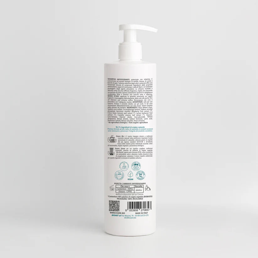 Shampoo antiossidante alla Vitamina C