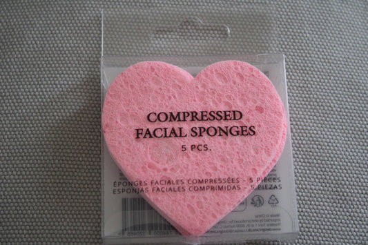 Set di 5 spugnette viso compresse