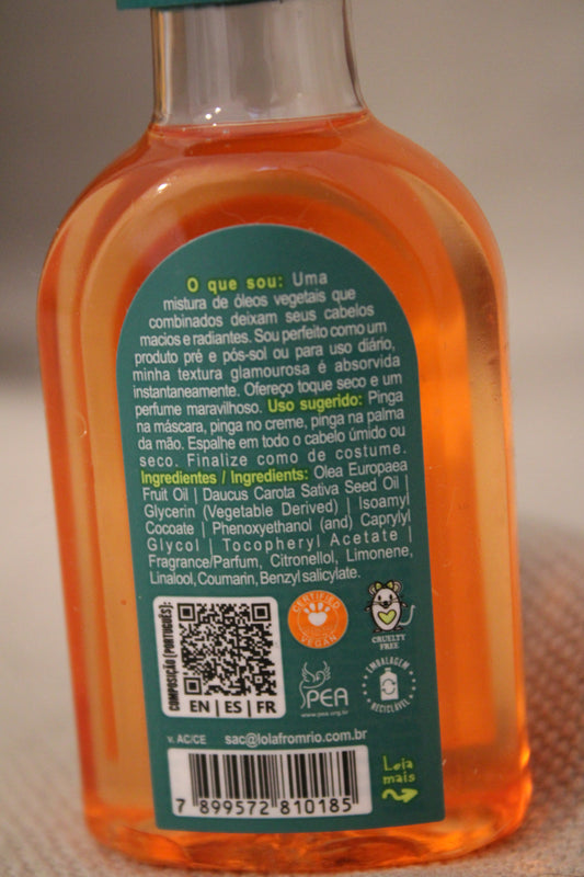 Pinga! Olio nutriente per capelli