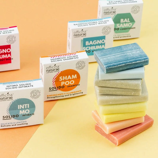 Kit completo di cosmetici solidi