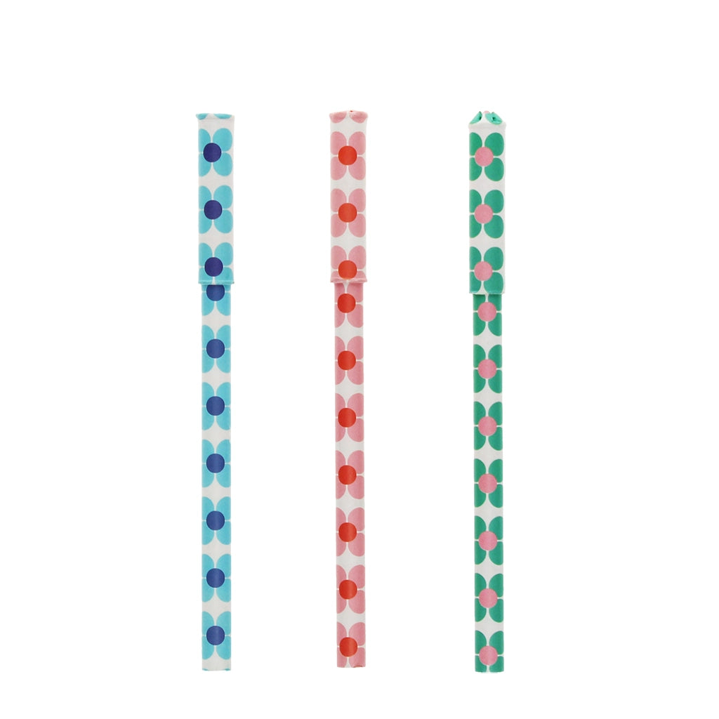 Set tre penne realizzate in carta