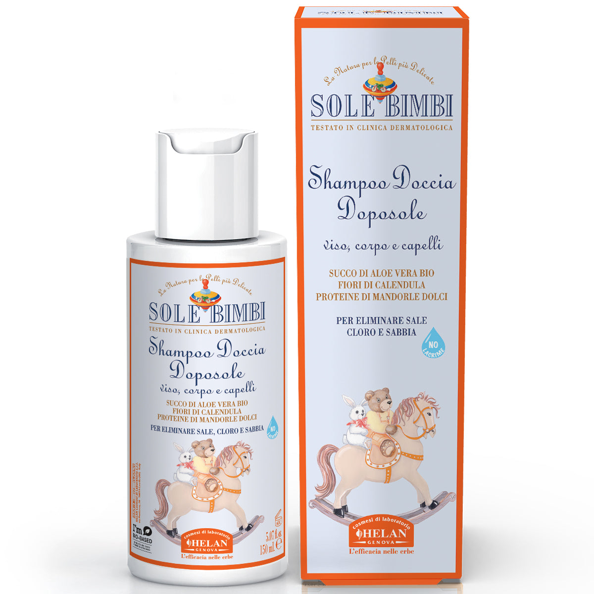 Shampoo Doccia Doposole – Linea Sole Bimbi Helan