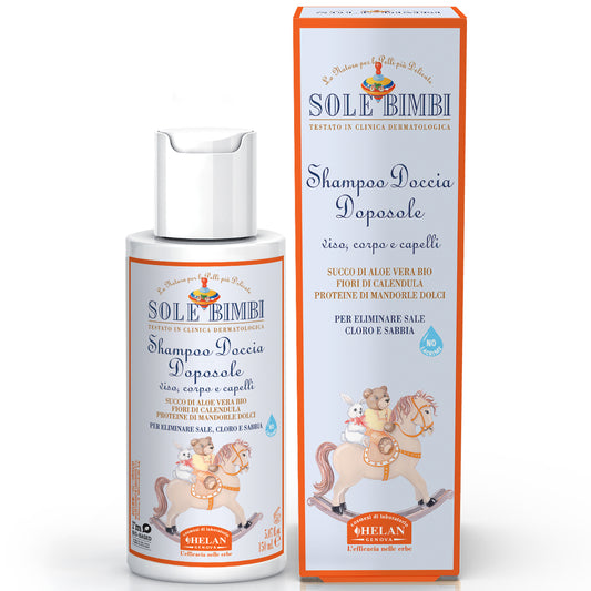 Shampoo Doccia Doposole – Linea Sole Bimbi Helan