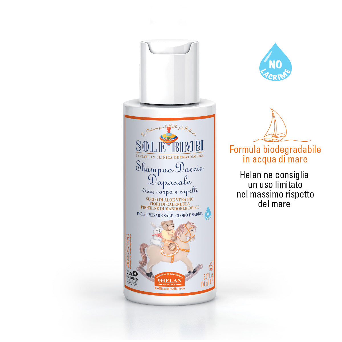 Shampoo Doccia Doposole – Linea Sole Bimbi Helan